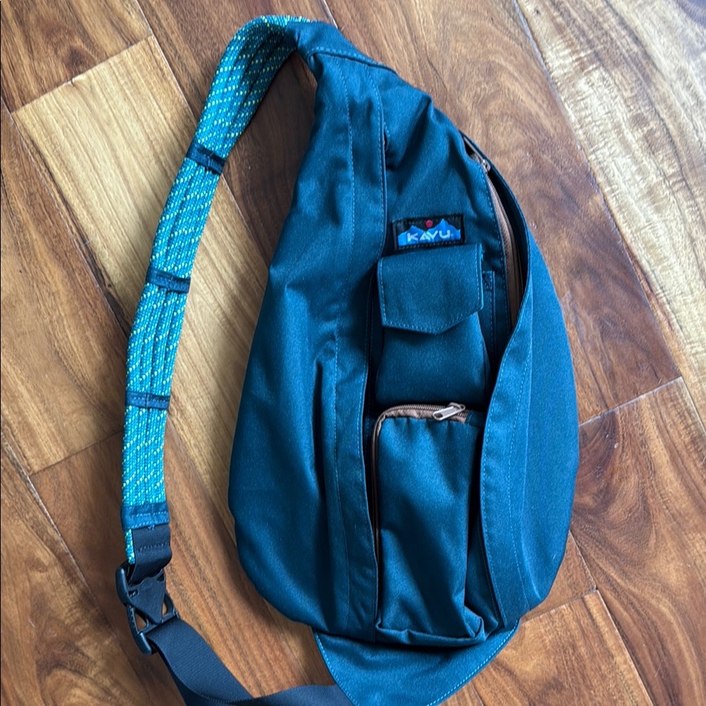 KAVU Teal Sling Bag